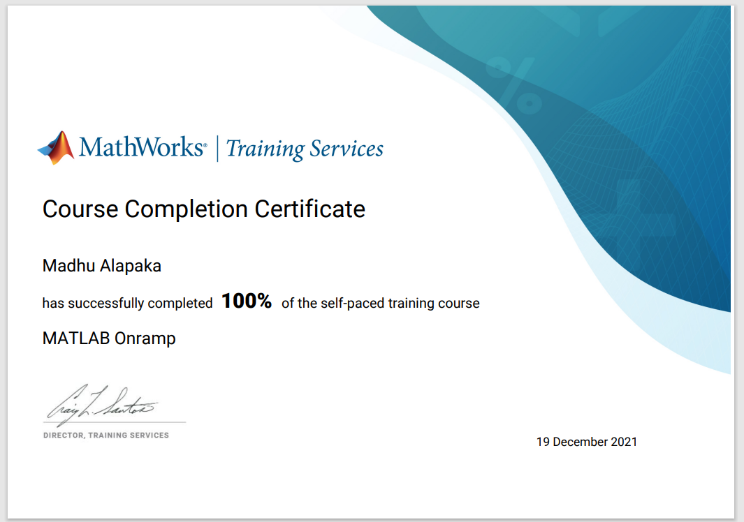 MathWorks Training Service